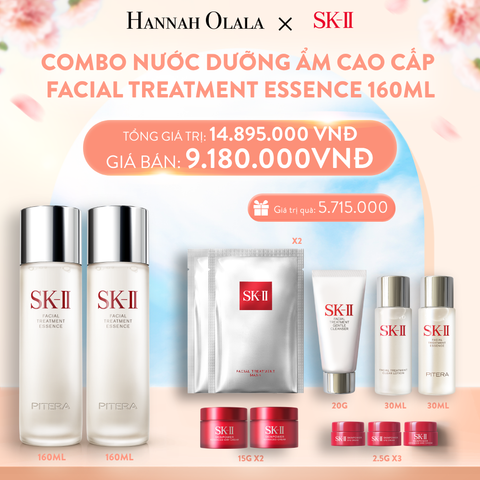  A753_DEAL 6: COMBO NƯỚC DƯỠNG ẨM CAO CẤP 160ML 