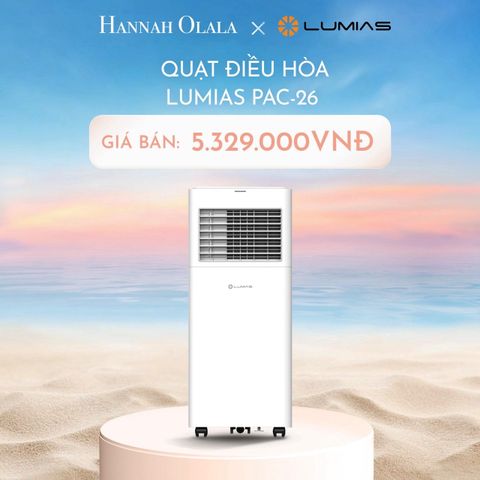  C594_DEAL 17: QUẠT ĐIỀU HÒA LUMIAS PAC-26 