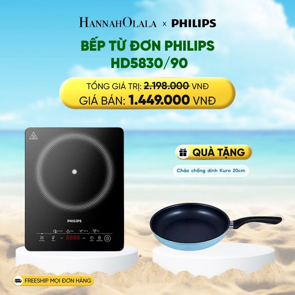  BẾP TỪ ĐƠN PHILIPS HD5830/90 - DEAL 09 