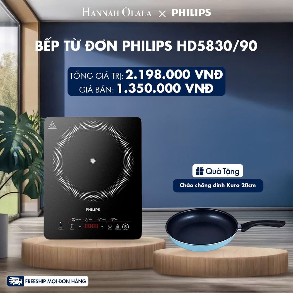  BẾP TỪ ĐƠN PHILIPS HD5830/90 - DEAL 9 