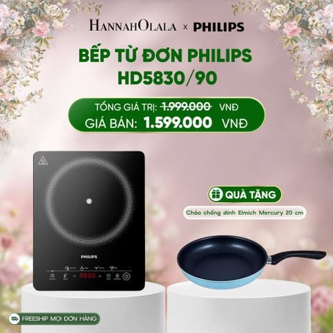  E509_DEAL 18: BẾP TỪ ĐƠN PHILIPS HD5830/90 