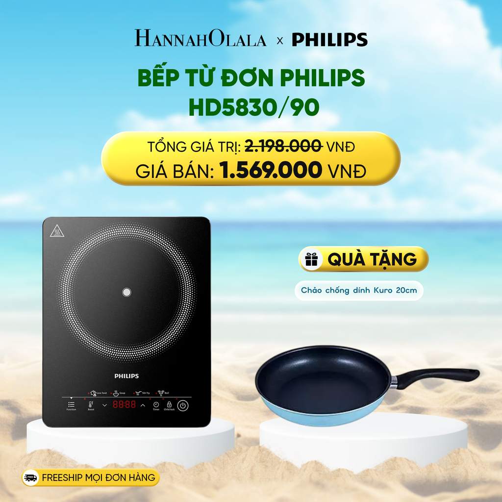  DEAL 11: BẾP TỪ ĐƠN PHILIPS HD5830/90 