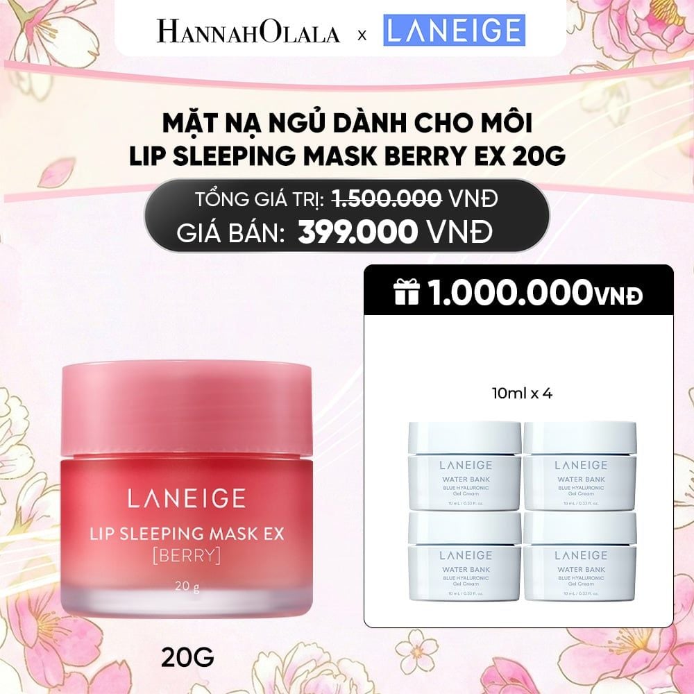  MẶT NẠ NGỦ DÀNH CHO MÔI LANEIGE LIP SLEEPING MASK 20G (CHỌN MÙI HƯƠNG) 