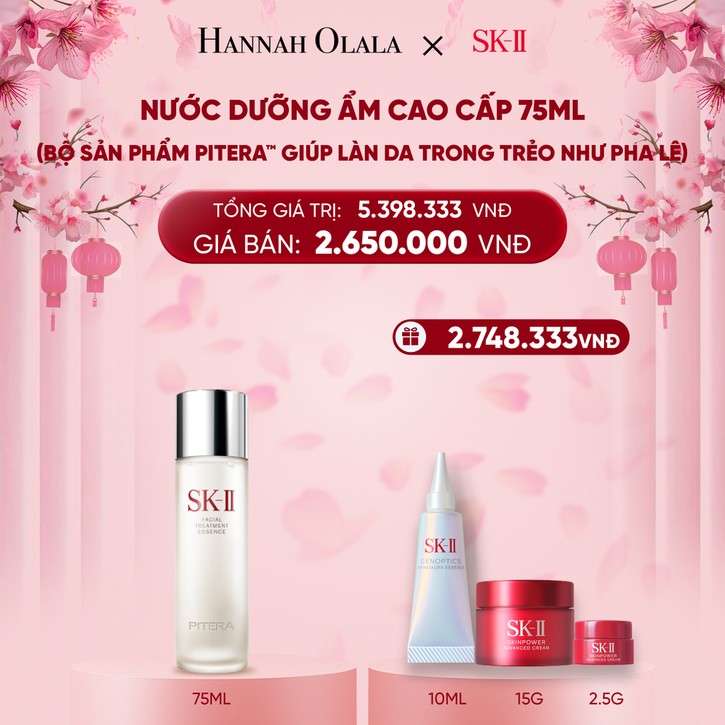  DEAL 7: BỘ SẢN PHẨM SK-II PITERA™ GIÚP LÀN DA TRONG TRẺO NHƯ PHA LÊ 