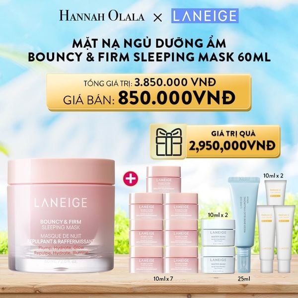  D10_DEAL 3: MUA 1 MẶT NẠ NGỦ DƯỠNG ẨM LANEIGE BOUNCY & FIRM SLEEPING MASK 60ML 