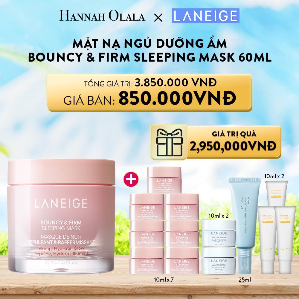  D10_DEAL 3: MUA 1 MẶT NẠ NGỦ DƯỠNG ẨM LANEIGE BOUNCY & FIRM SLEEPING MASK 60ML 