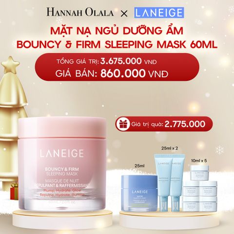  A630_DEAL 3: MẶT NẠ NGỦ DƯỠNG ẨM LANEIGE BOUNCY & FIRM SLEEPING MASK 60ML 