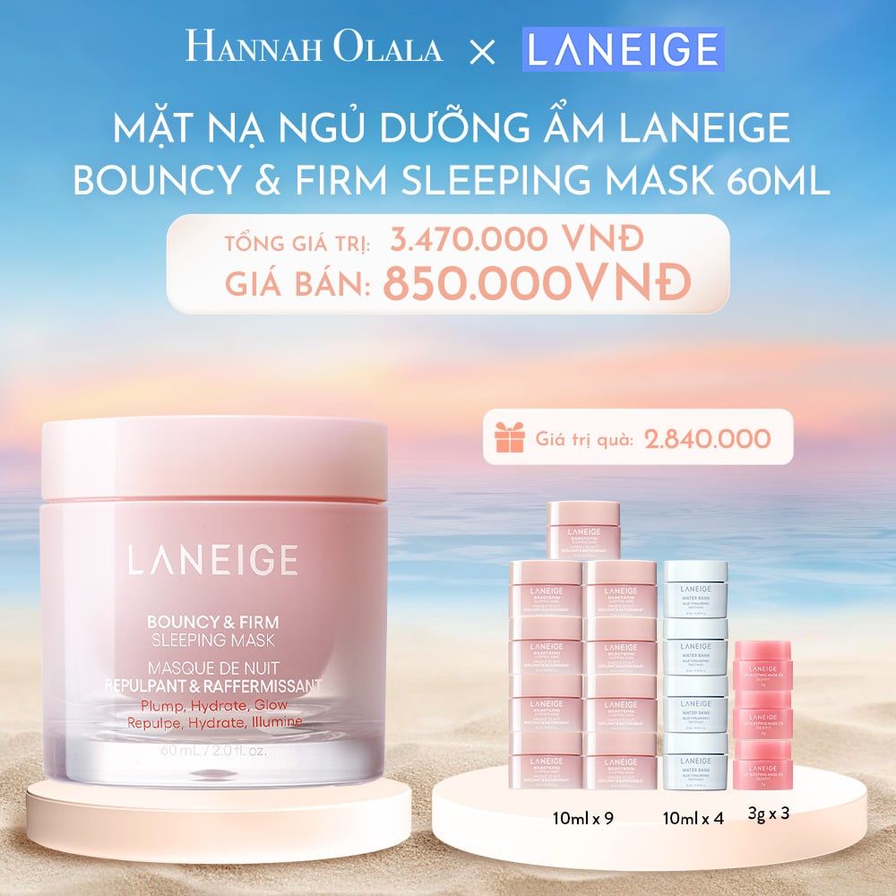  C96_DEAL 3: MẶT NẠ NGỦ DƯỠNG ẨM LANEIGE BOUNCY & FIRM SLEEPING MASK 60ML 