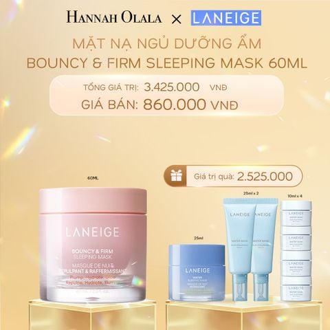  DEAL 3: MẶT NẠ NGỦ DƯỠNG ẨM LANEIGE BOUNCY & FIRM SLEEPING MASK 60ML 