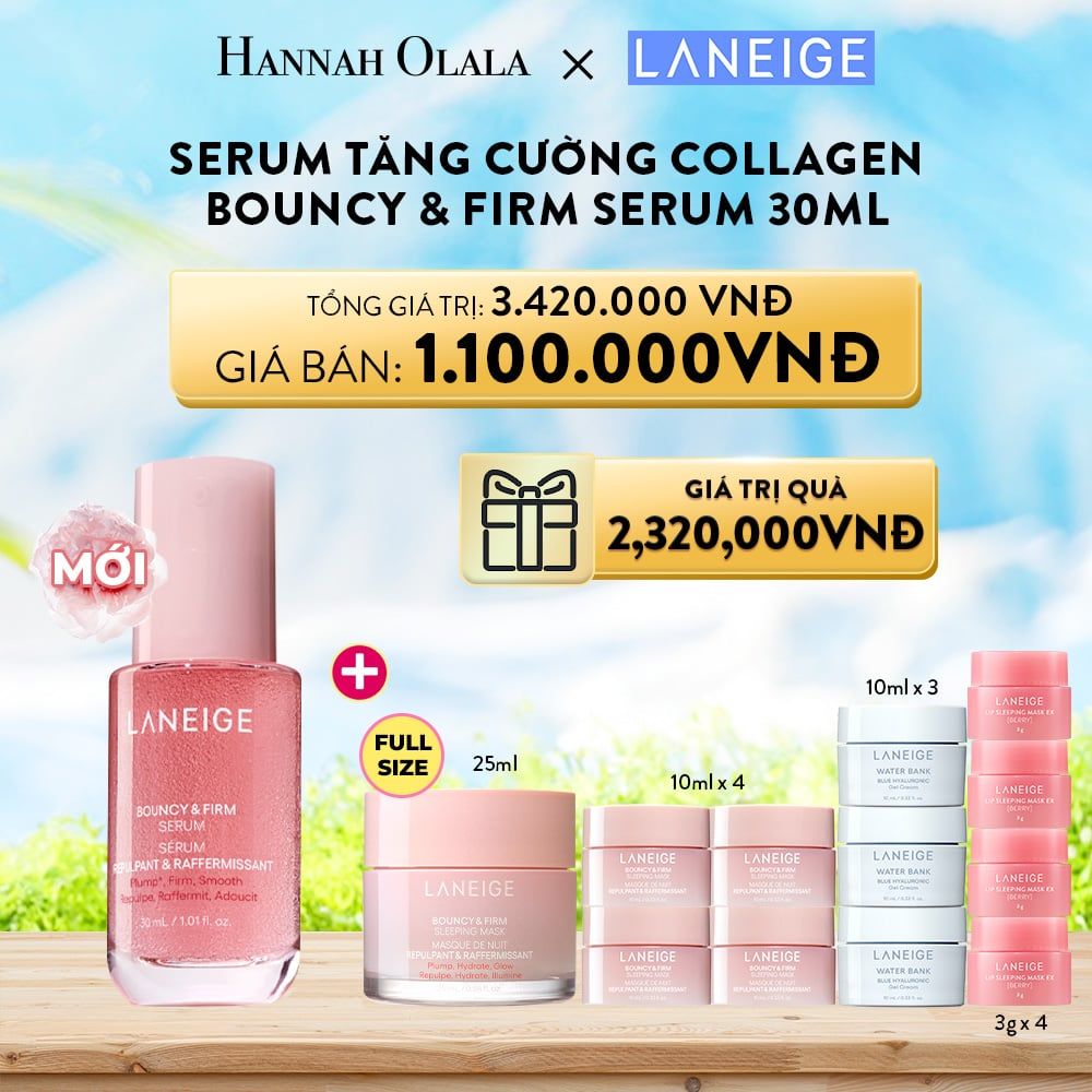  D2_DEAL 10: [NEW] SERUM LÀM MỜ DẤU HIỆU LÃO HÓA BOUNCY & FIRM SERUM 30ML 