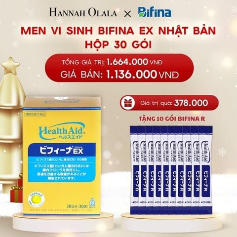  A1433_DEAL 2: MEN VI SINH BIFINA EX HỘP 30 GÓI 