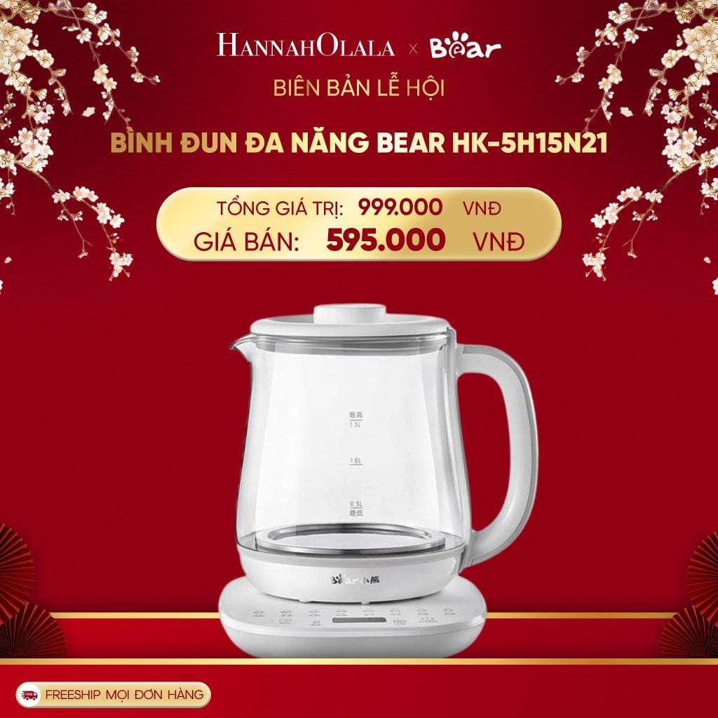  DEAL 11: BÌNH ĐUN ĐA NĂNG BEAR HK-5H15N21 