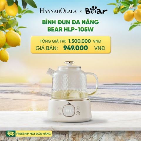 BÌNH ĐUN ĐA NĂNG BEAR HLP-105W 