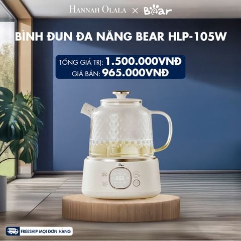  BÌNH ĐUN ĐA NĂNG BEAR HLP-105W 