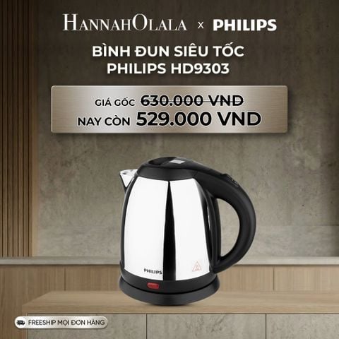 DEAL 9: BÌNH ĐUN SIÊU TỐC PHILIPS HD9303 