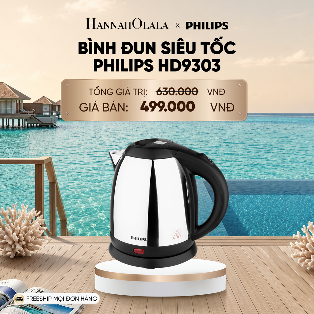  BÌNH ĐUN SIÊU TỐC PHILIPS HD9303_ D792 