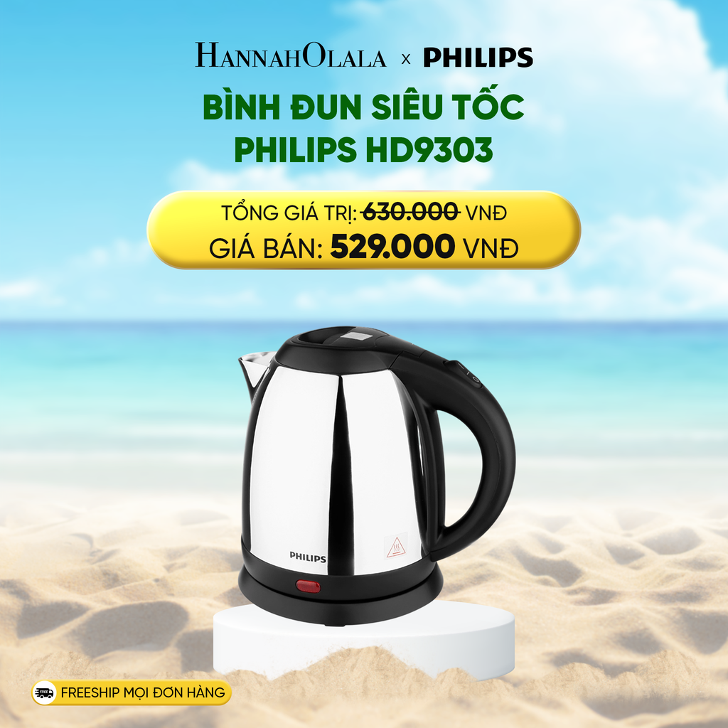  DEAL 9: BÌNH ĐUN SIÊU TỐC PHILIPS HD9303 