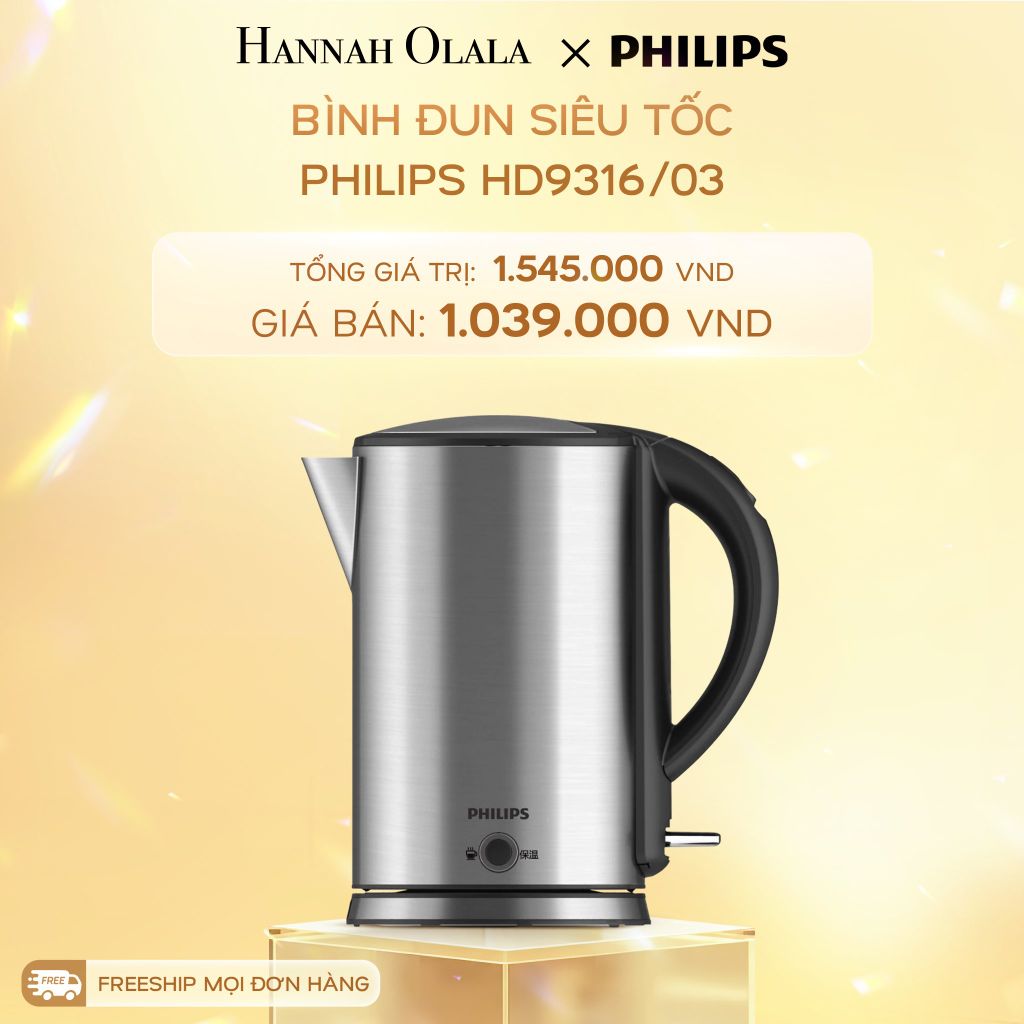  DEAL 23: BÌNH ĐUN SIÊU TỐC PHILIPS HD9316/03 