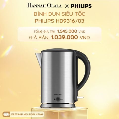  DEAL 23: BÌNH ĐUN SIÊU TỐC PHILIPS HD9316/03 