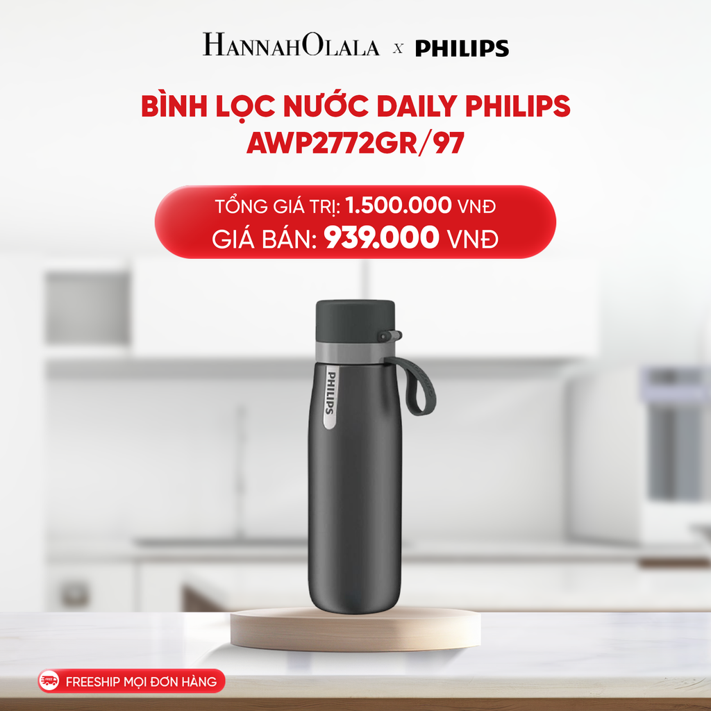  B108_DEAL 9: BÌNH LỌC NƯỚC DAILY PHILIPS AWP2772GR/97 