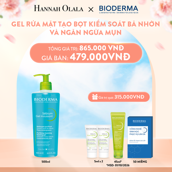  A134_DEAL 7: GEL RỬA MẶT KIỂM SOÁT BÃ NHỜN VÀ NGĂN NGỪA MỤN 