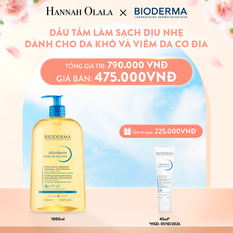  A135_DEAL 8: DẦU TẮM GIÚP LÀM SẠCH, LÀM DỊU VÀ DƯỠNG ẨM DÀNH CHO DA KHÔ,DA NHẠY CẢM 