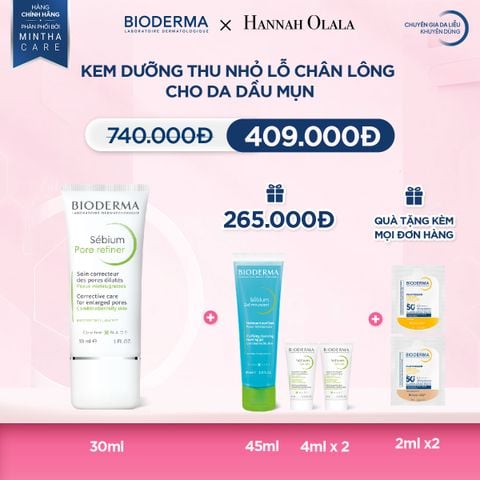  DEAL 9: KEM DƯỠNG THU NHỎ LỖ CHÂN LÔNG CHO DA DẦU MỤN 