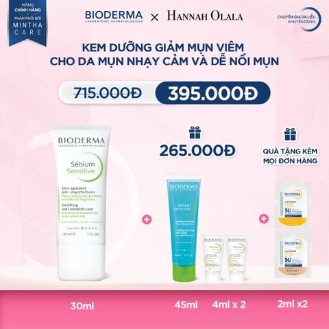  DEAL 10: KEM DƯỠNG GIẢM MỤN VIÊM CHO DA MỤN NHẠY CẢM VÀ DỄ NỔI MỤN 
