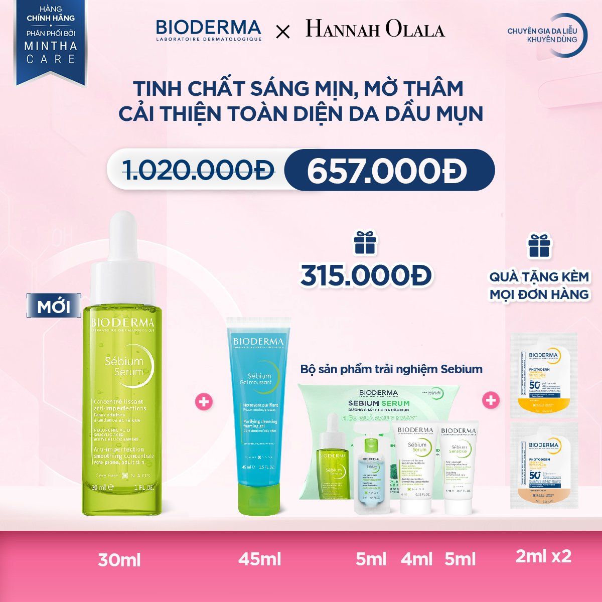  DEAL 11: TINH CHẤT SÁNG MỊN, MỜ THÂM, CẢI THIỆN TOÀN DIỆN DA DẦU MỤN 