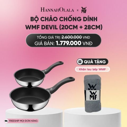  BỘ CHẢO CHỐNG DÍNH WMF DEVIL (20CM + 28CM)_A157 