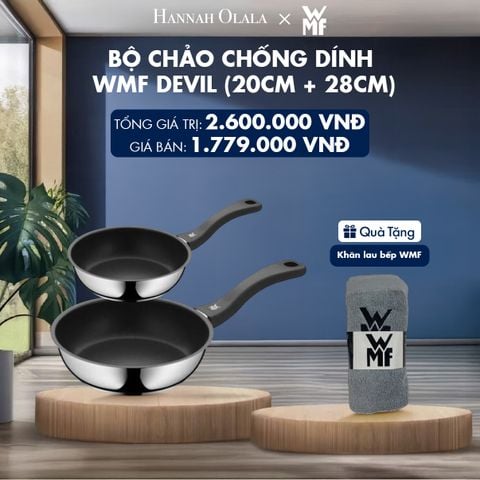  BỘ CHẢO CHỐNG DÍNH WMF DEVIL (20CM + 28CM) - DEAL 6 