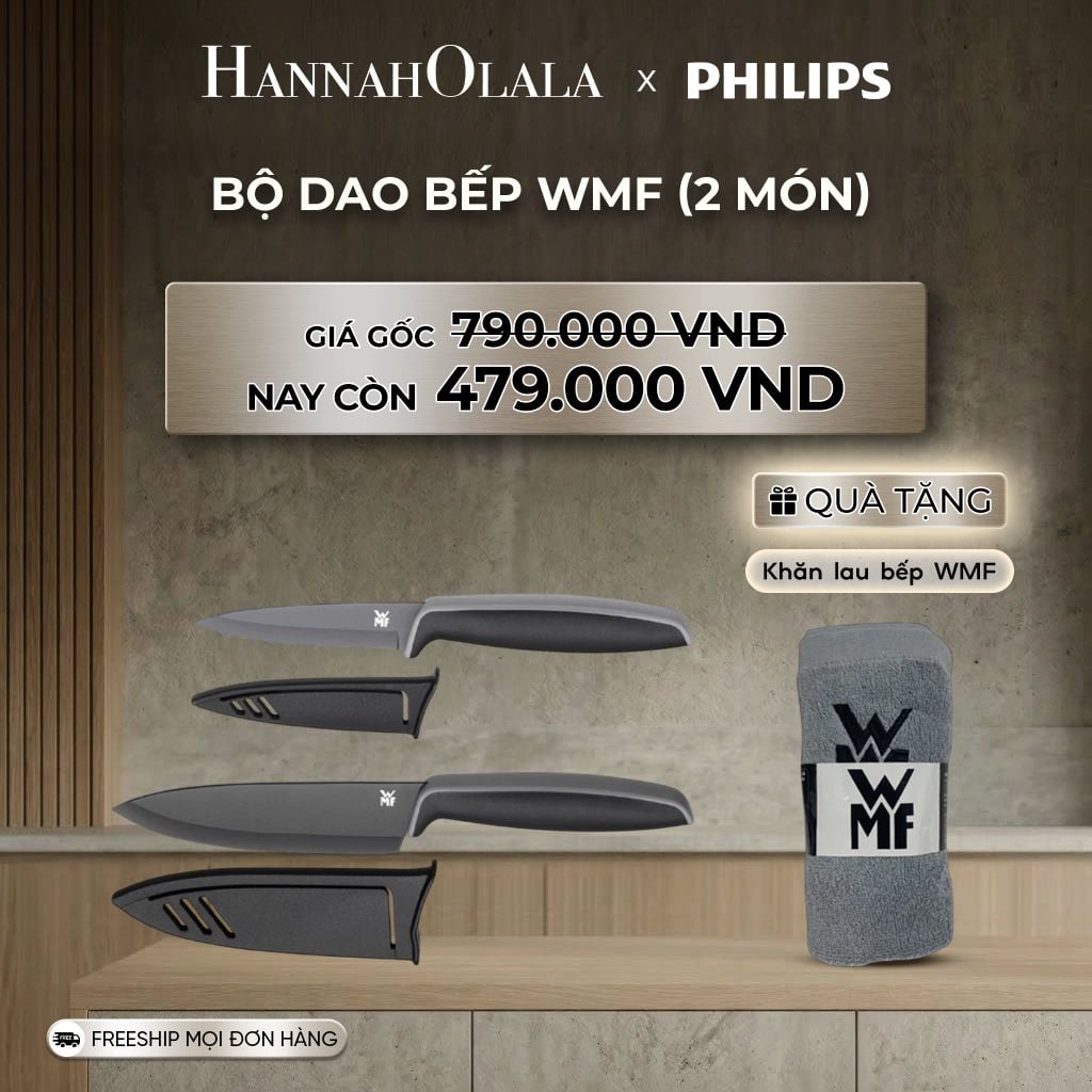  DEAL 10: BỘ DAO BẾP WMF (2 MÓN) 