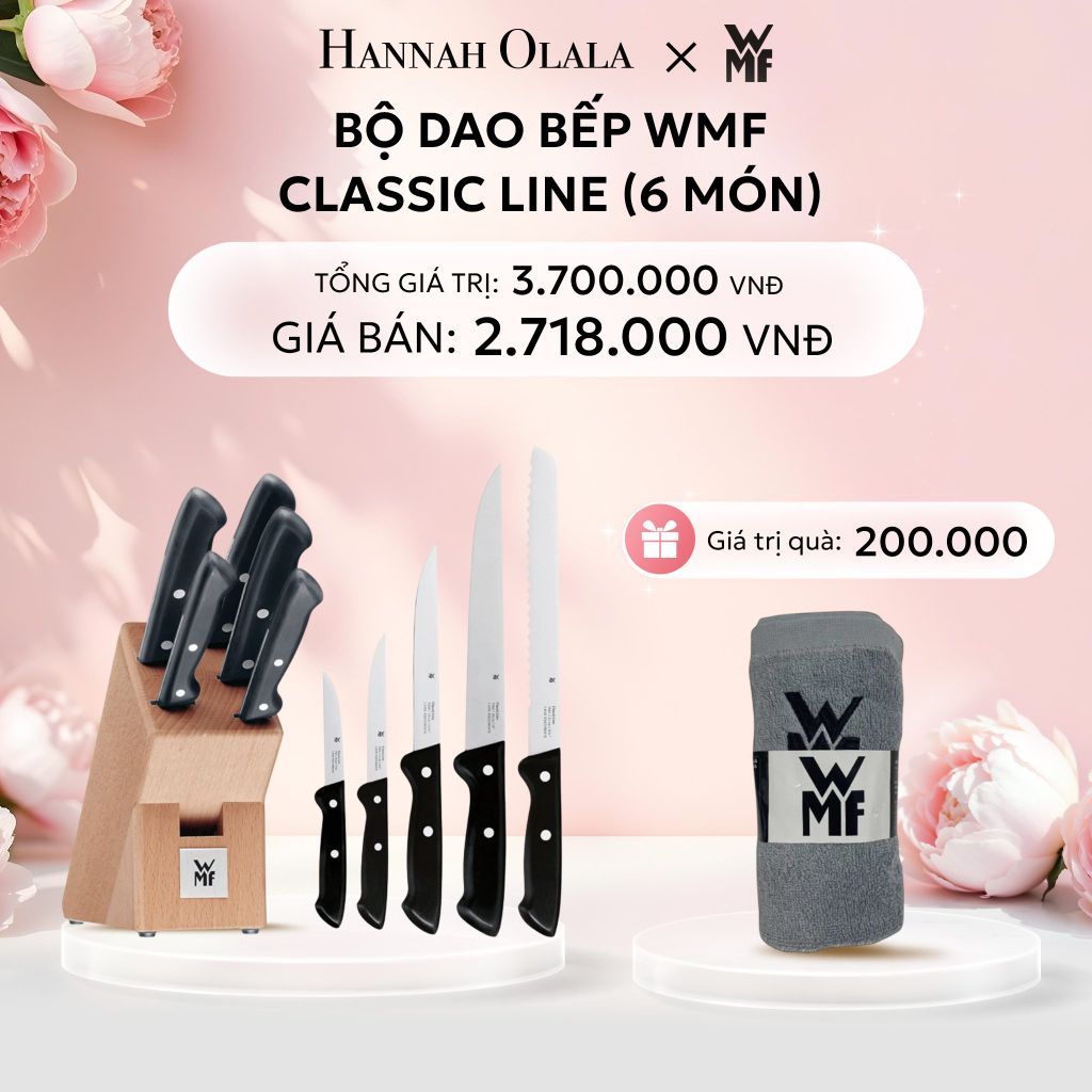  E96: DEAL 15: BỘ DAO BẾP WMF CLASSIC LINE (6 MÓN) 
