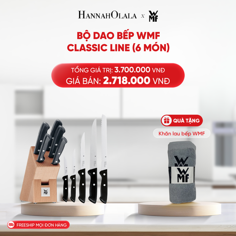  DEAL 14: BỘ DAO BẾP WMF CLASSIC LINE (6 MÓN) 