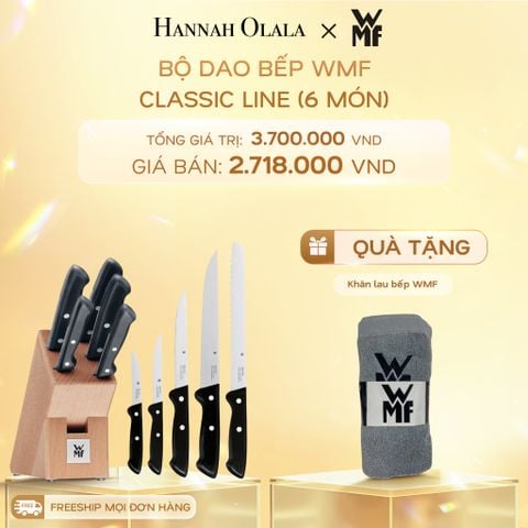  DEAL 14: BỘ DAO BẾP WMF CLASSIC LINE (6 MÓN) 
