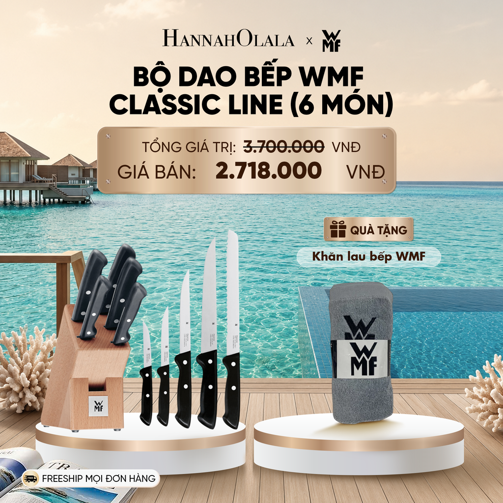  BỘ DAO BẾP WMF CLASSIC LINE (6 MÓN)_ D598 