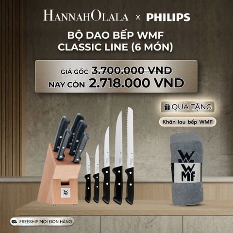  DEAL 12: BỘ DAO BẾP WMF CLASSIC LINE (6 MÓN) 