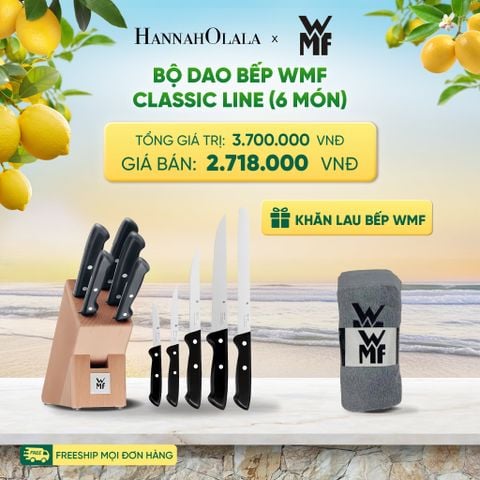  BỘ DAO BẾP WMF CLASSIC LINE (6 MÓN) 