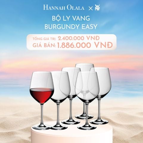  C775_DEAL 2: BỘ LY VANG BURGUNDY EASY 