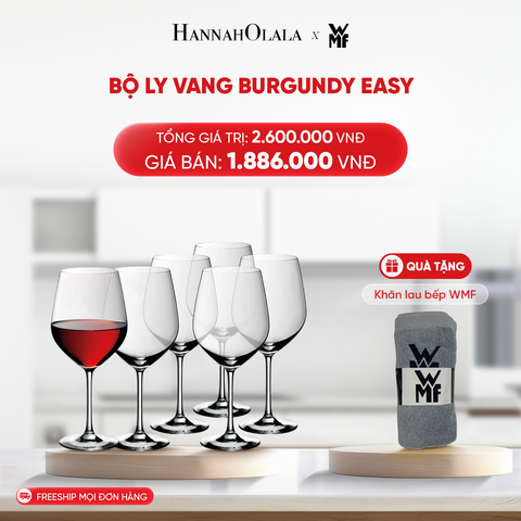  DEAL 10: BỘ LY VANG BURGUNDY EASY 