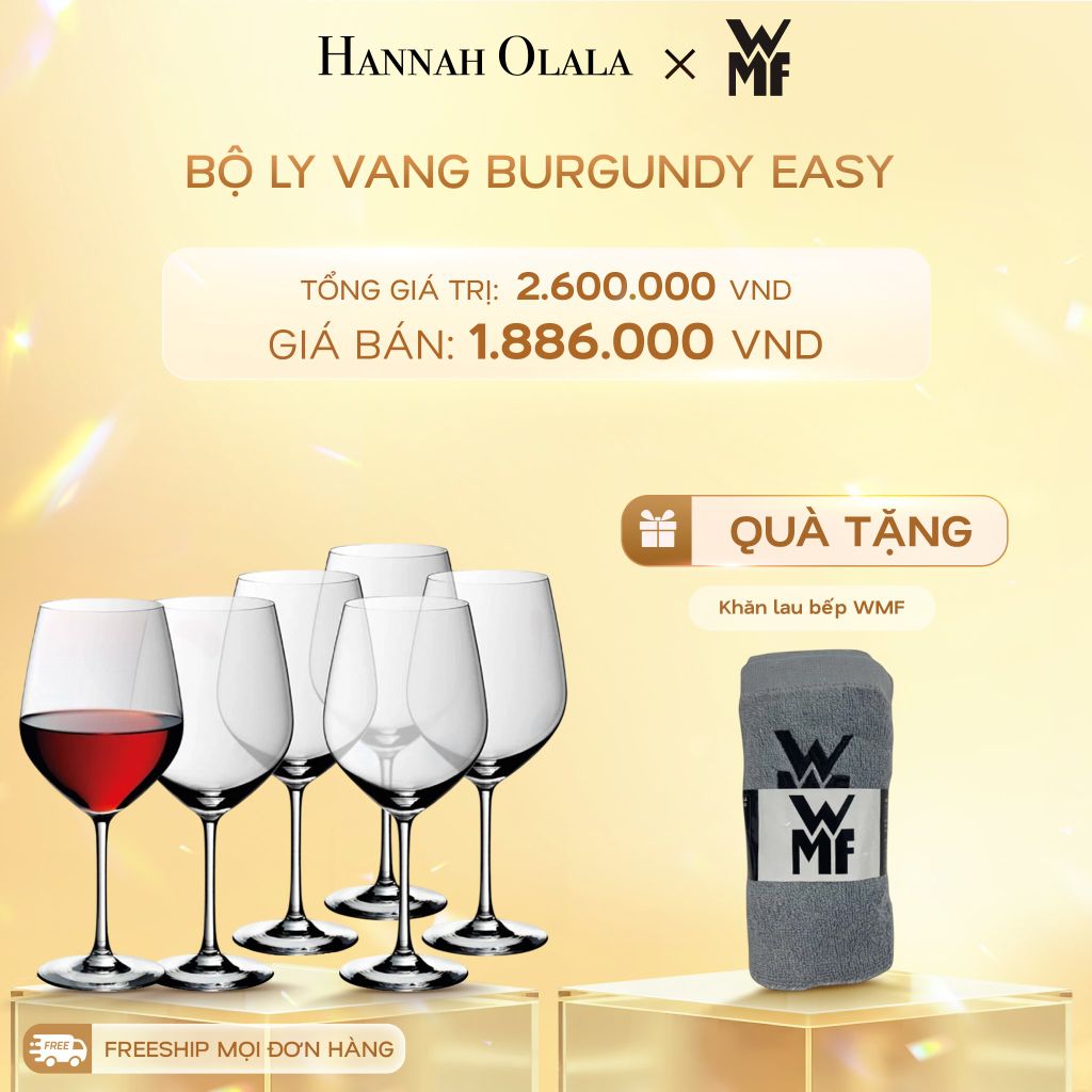  DEAL 10: BỘ LY VANG BURGUNDY EASY 