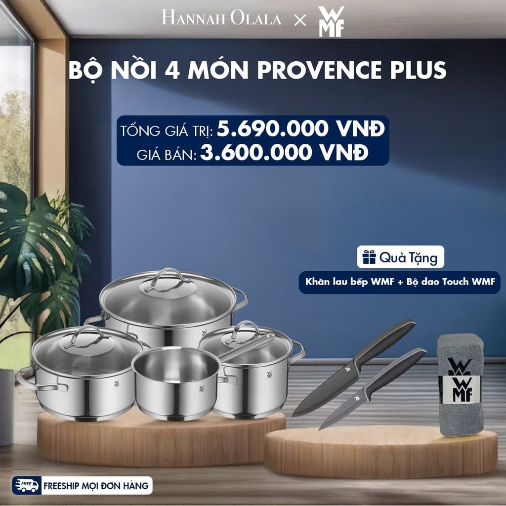  BỘ NỒI 4 MÓN PROVENCE PLUS - DEAL 16 