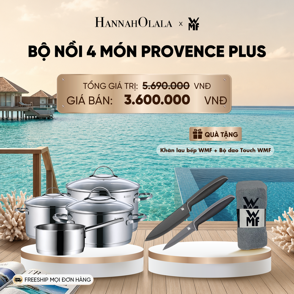 BỘ NỒI 4 MÓN PROVENCE PLUS_ D600 