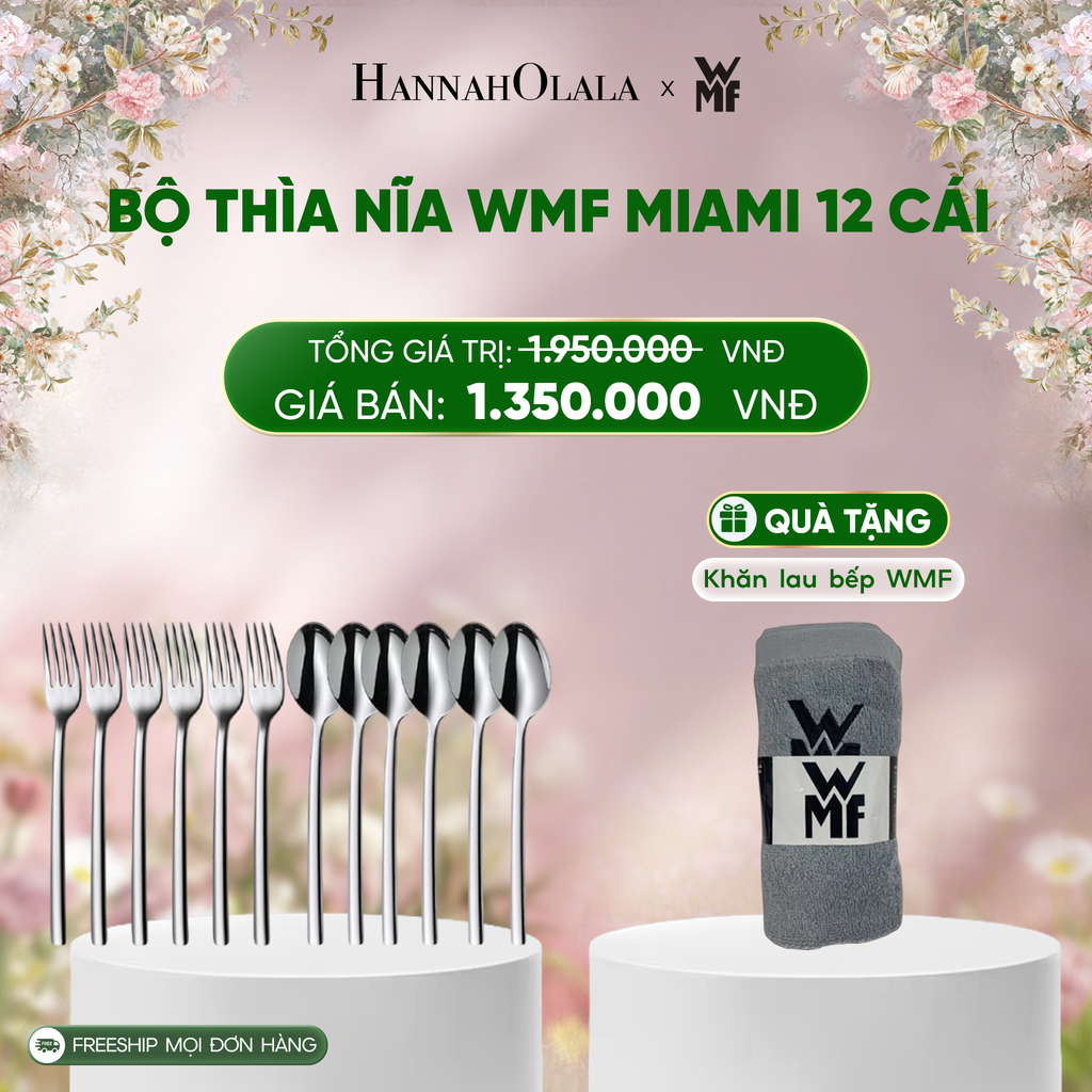  DEAL 9: BỘ THÌA NĨA WMF MIAMI 12 CÁI 