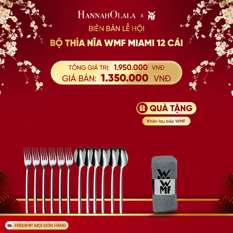  DEAL 9: BỘ THÌA NĨA WMF MIAMI 12 CÁI 