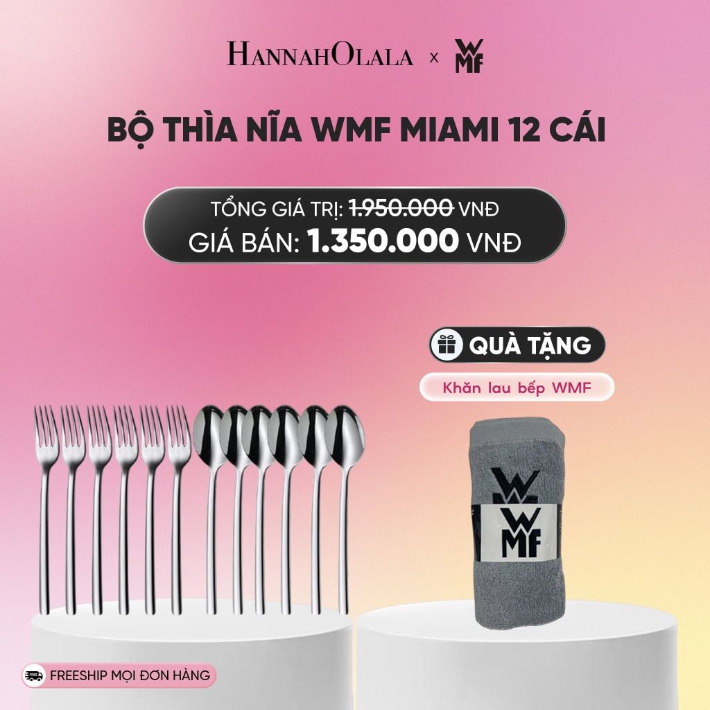  BỘ THÌA NĨA WMF MIAMI 12 CÁI_A160 