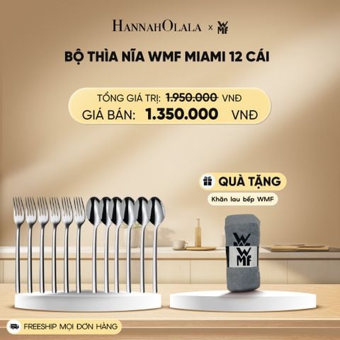  DEAL 9: BỘ THÌA NĨA WMF MIAMI 12 CÁI 