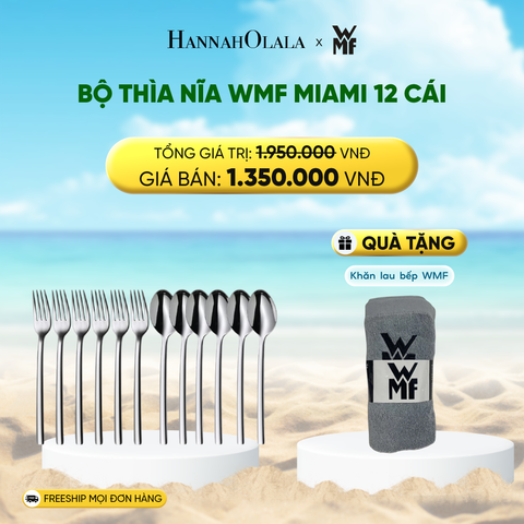  DEAL 9: BỘ THÌA NĨA WMF MIAMI 12 CÁI 
