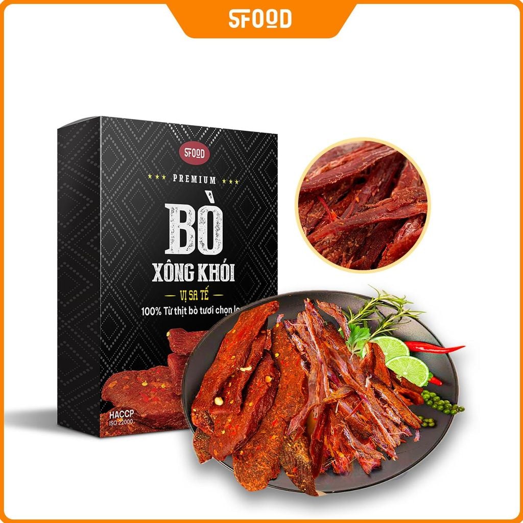  DEAL 15: COMBO 1 CHÀ LÀ KHÔ ISRAEL PREMIUM VIP - 1 NHO KHÔ NGUYÊN CÀNH ÚC PREMIUM AUSTRALIAN CLUSTERS 500g - 1 BÒ XÔNG KHÓI – VỊ NGUYÊN BẢN/ VỊ SATE 