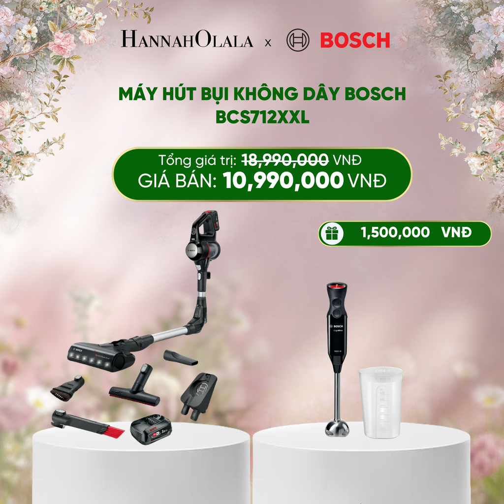  E1408_DEAL 3: MÁY HÚT BỤI KHÔNG DÂY BOSCH BCS712XXL 
